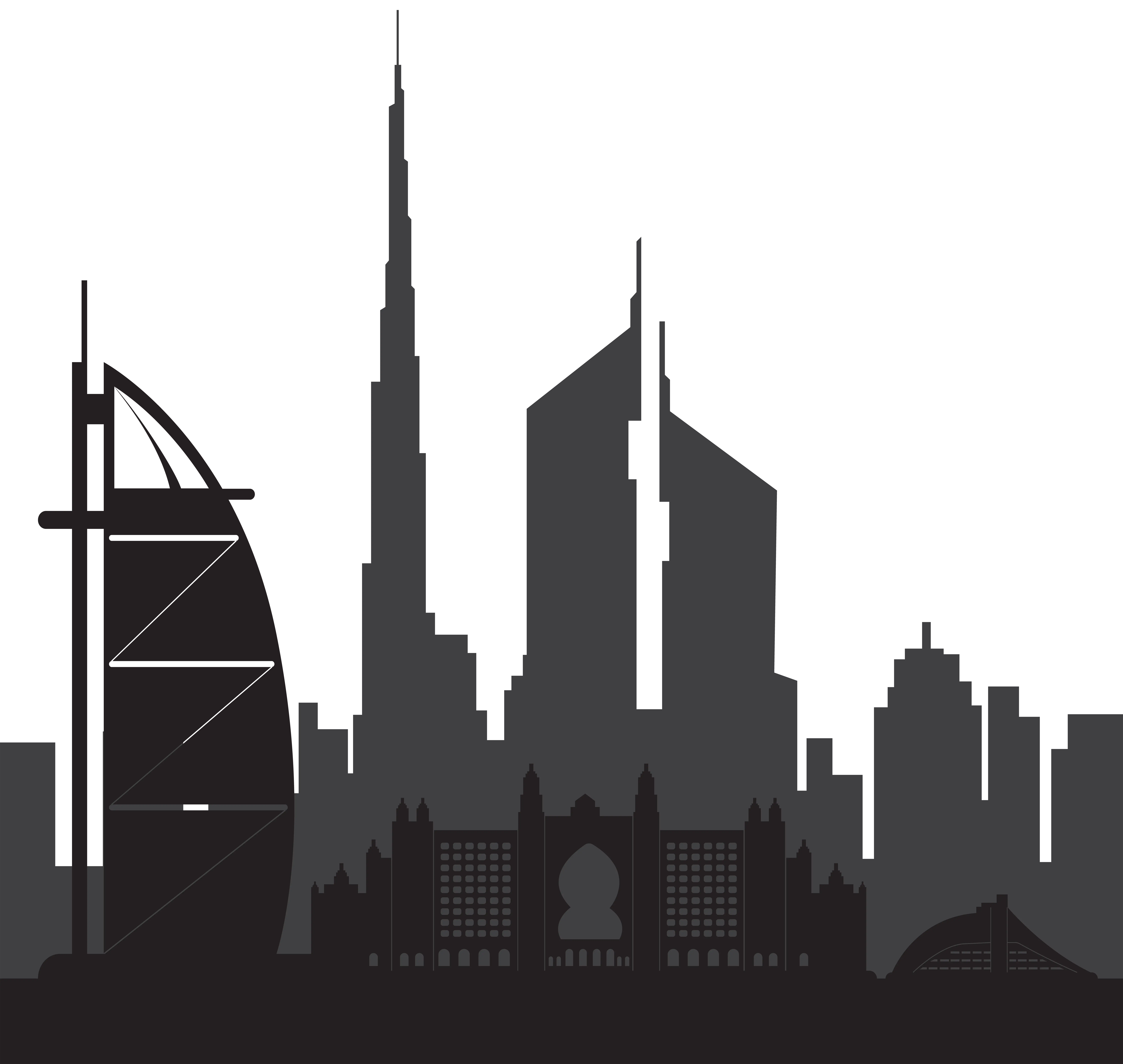 Dubai City Skyline - Start Desert Adventure Dubai Desert Safari Tours